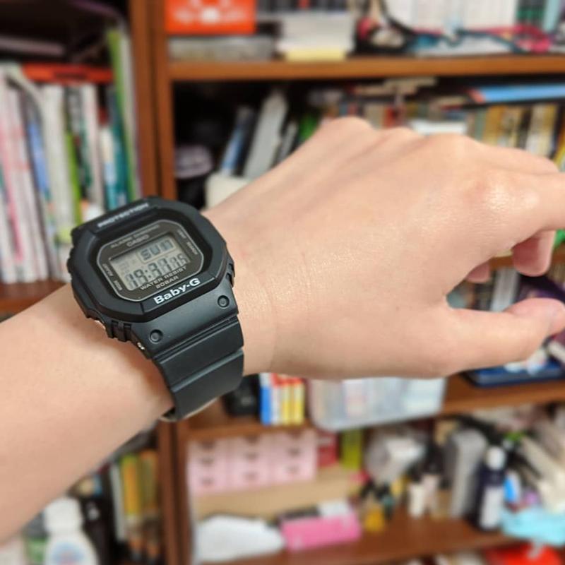 Casio BABY-G Black Warrior Retro Movement Quartz Movement Resin Strap Japanese and Korean Watch Women's Watch Black Dial BGD-560-1PRD