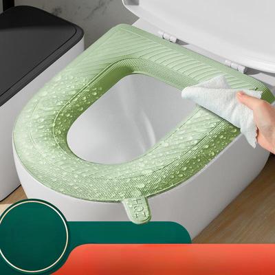 1Pc High Foam EVA Waterproof Toilet Seat Cushion Household No-water Washable Toilet Cover Toilet Seat Seat Cute Wind In Winter