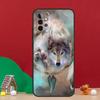 Animal Wolf Howling Case For Samsung Galaxy A55 A52 A32 A12 A33 A06 A16 A26 A36 A56 A15 A53 A13 A34 A54 A14 A17
