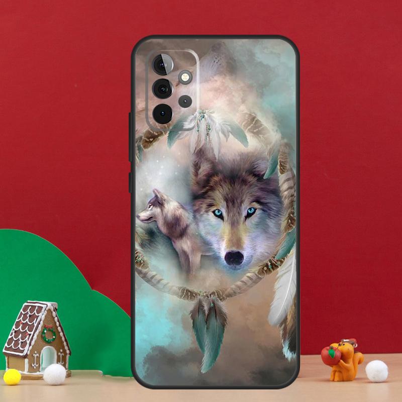 Animal Wolf Howling Case For Samsung Galaxy A55 A52 A32 A12 A33 A06 A16 A26 A36 A56 A15 A53 A13 A34 A54 A14 A17
