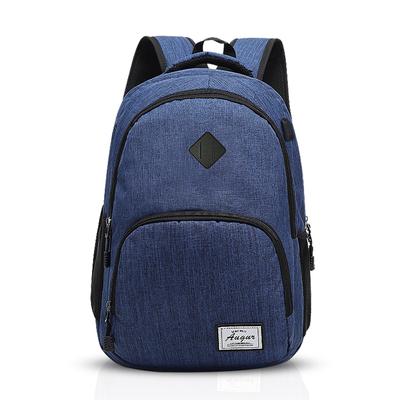 FANDARE School Backpack with USB Charging Port, Lightweight Daypack with 15.6-inch Laptop Storage, Nylon Backpack, Large Capacity, Waterproof,