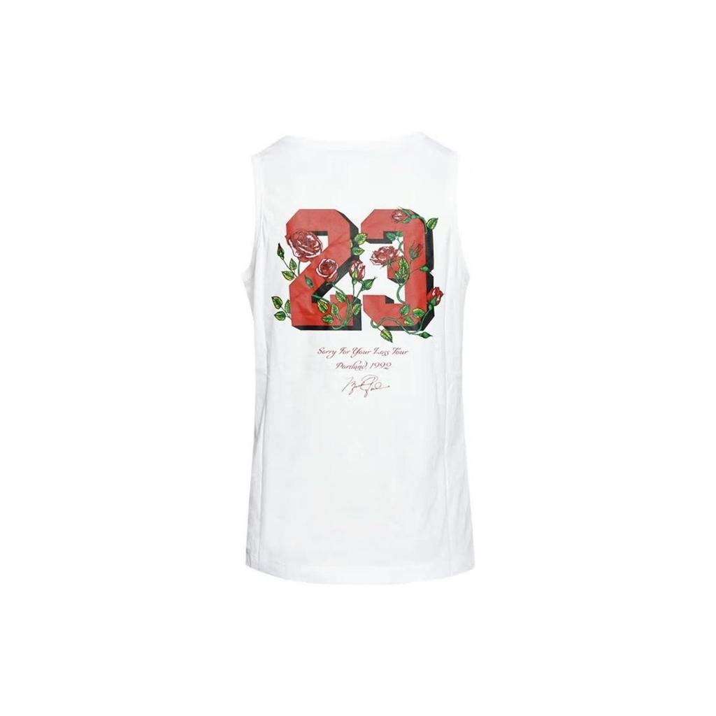 Air Jordan Sorry Tank Top 'White' Men's DR1417-100