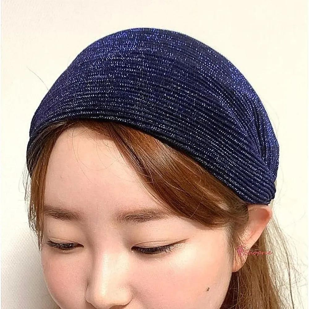 Hairband Wide Women s Wide Headband Ribbed Pulsar 13cm Women s Retro Point def539 Gray Pearl