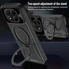 Luxury Armor Magsafe Wireless Charging Case For Xiaomi Redmi Note 13 14 Pro Plus 5G Note 14S 13 4G Magnetic Bracket Bumper Cover