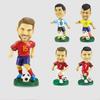 Resin Soccer Star Figurine 12cm Home Decor And Car Ornament Gift For Boys**