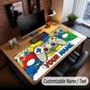 Game Controller Theme Custom Mouse Pad Personalized With Name Text Customized Desk Mat For Office Home Decor