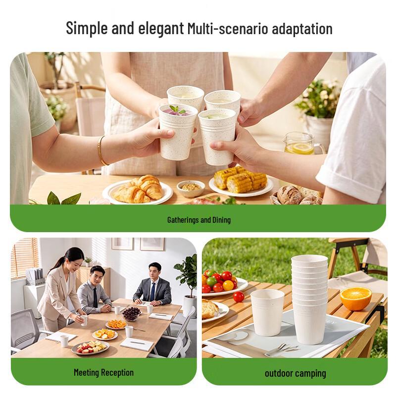 Meiliya Thickened Disposable Plastic Cups