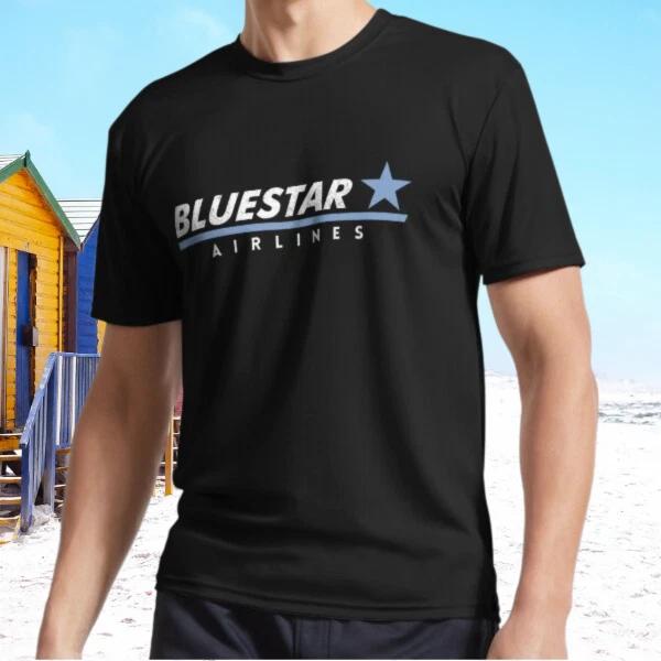 New Bluestar Airlines Wall Street vintage logo Active T-Shirt Funny Size S - 5XL 2XL