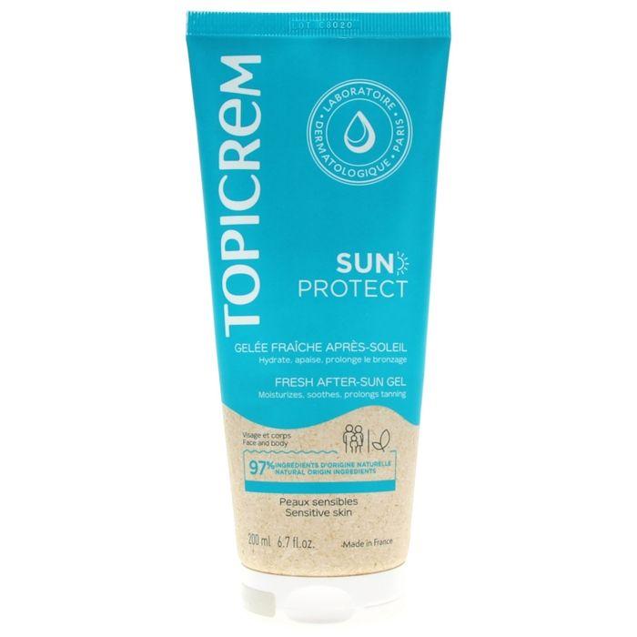 Topicrem Sun Protect Gelée Fraîche Après-Soleil Peaux Sensibles 200 Ml