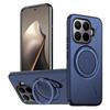 Coque de téléphone avec support magnétique en métal rotatif à 360° pour Xiaomi 17T Pro 5G, cadre en TPU, armure en plastique dur, housse de protection antichoc