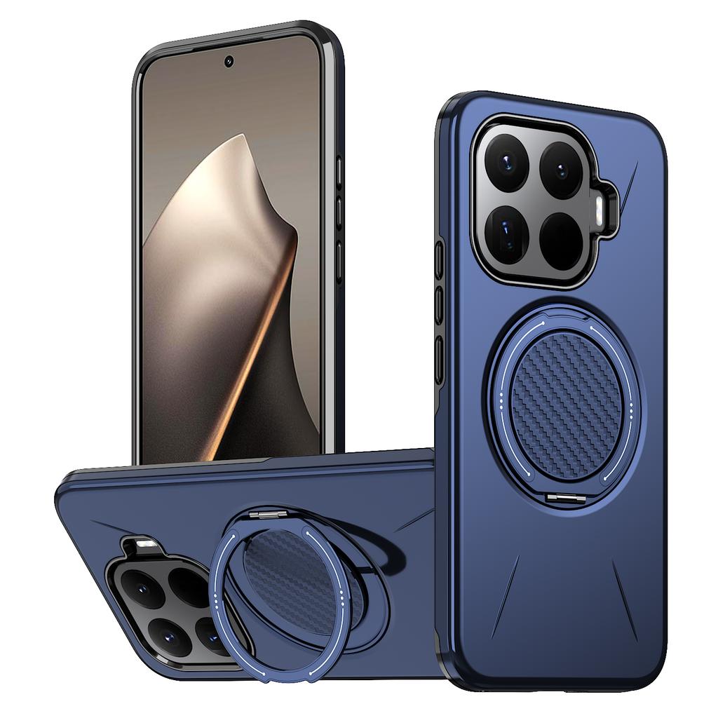 Coque de téléphone avec support magnétique en métal rotatif à 360° pour Xiaomi 17T Pro 5G, cadre en TPU, armure en plastique dur, housse de protection antichoc