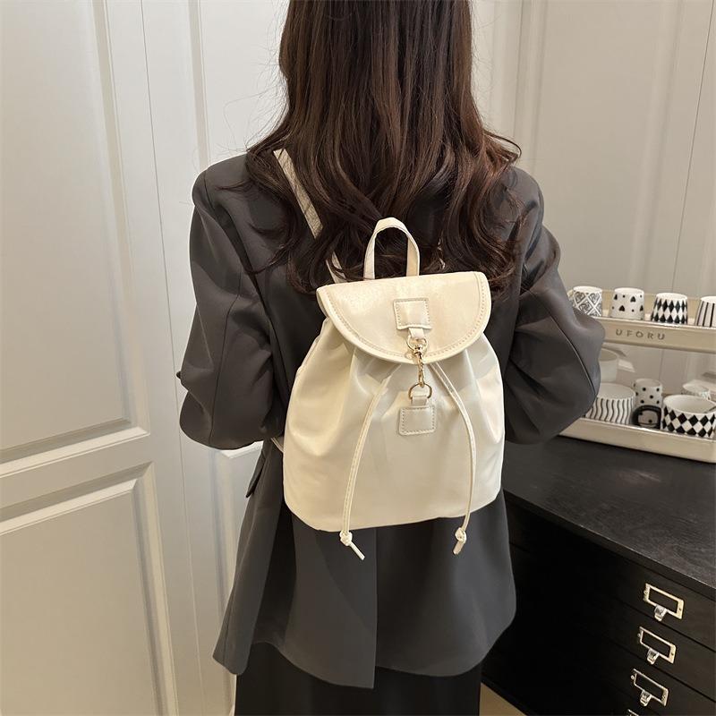 Leisure college style backpack women's summer new simple retro handbag travel small backpack tide