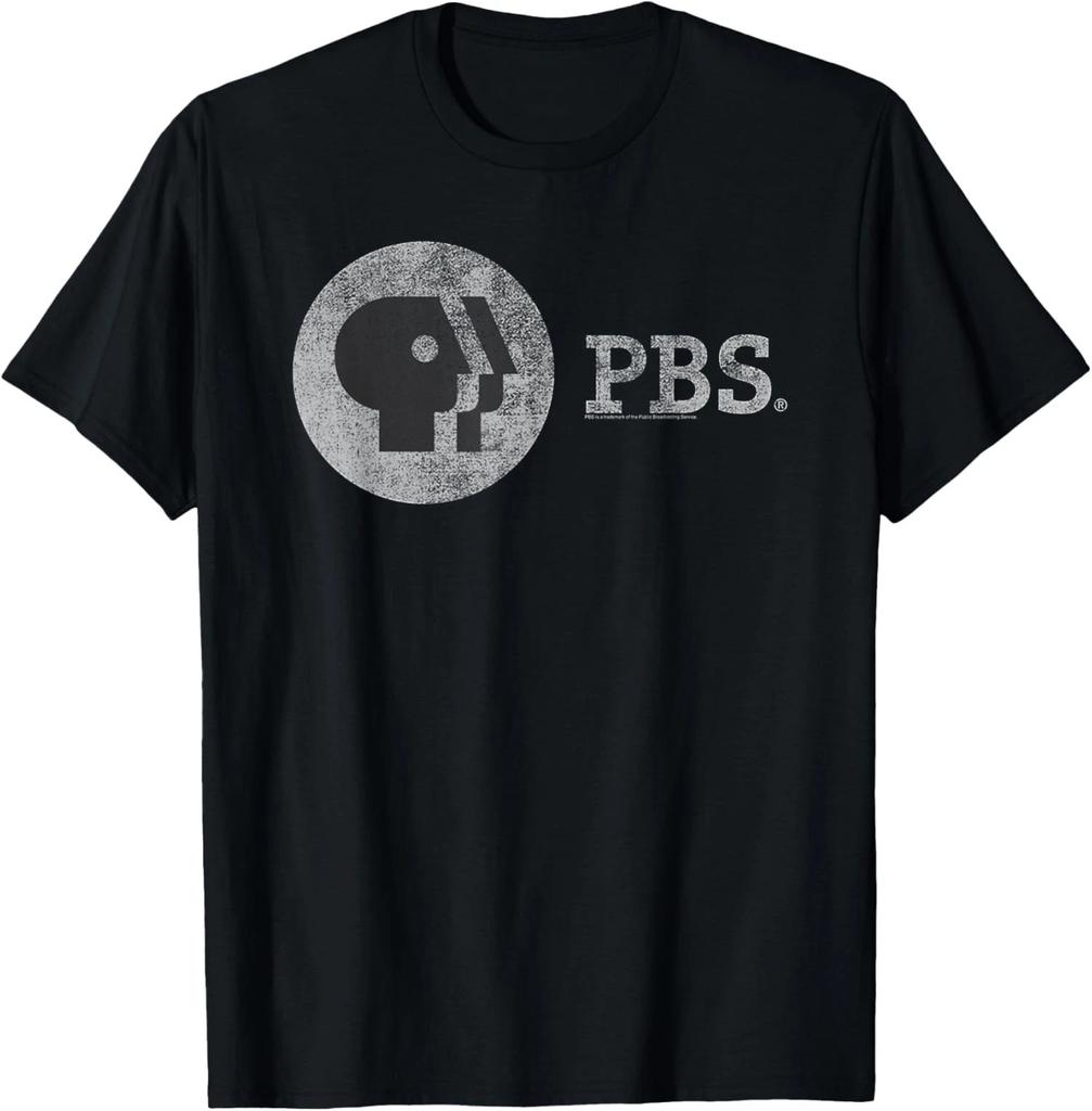 PBS Distressed Vintage Logo Public Broadcasting Unisex T-Shirt