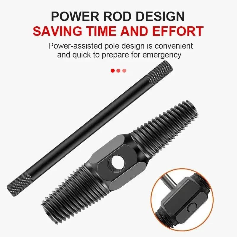 Double Head Tap Faucet Valve Screw Extractor Set Plumbing Tap Tools Set Damaged Broken Wire Water Pipe Bolt Remover Extractor