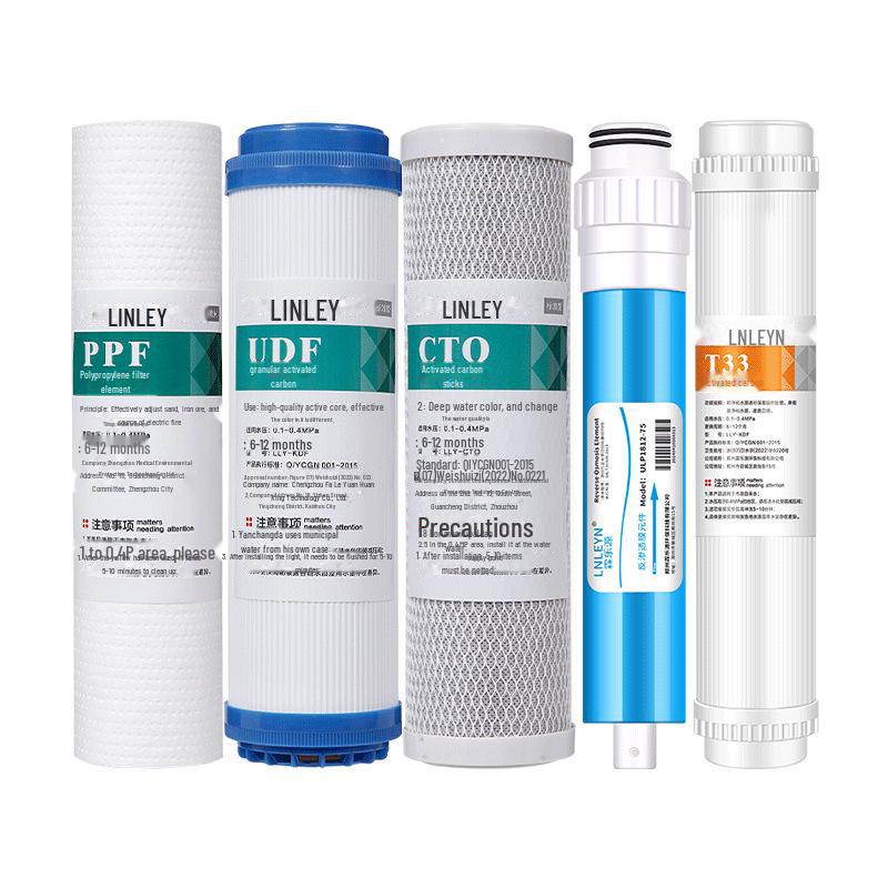 Linleyuan Universal-Wasserreiniger-Filteradapter-Set für HRO50-5F/5030-5C/5E/7510-TU1 mit PP-Baumwolle