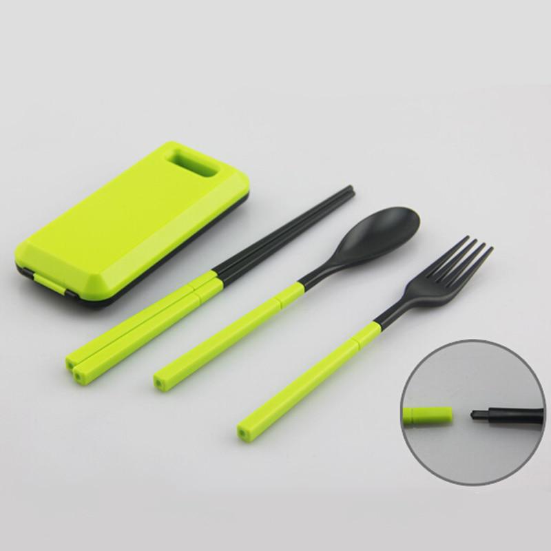 1PCS Camping Portable Cutlery Travel Fork Picnic Set for Child Dinnerware Camping Picnic Set