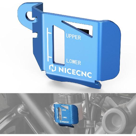 

NICECNC Rear Brake Reservoir Guard Brake Reservoir Shield Compatible with Yamaha Tenere 700 /XTZ 700 2019-2024, Tenere 700 Rally Edition 2020-2024, синій