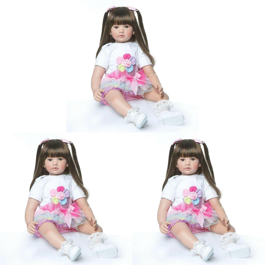 Adorable 24-inch Reborn Baby Doll With Soft Vinyl Silicone Features For Kids