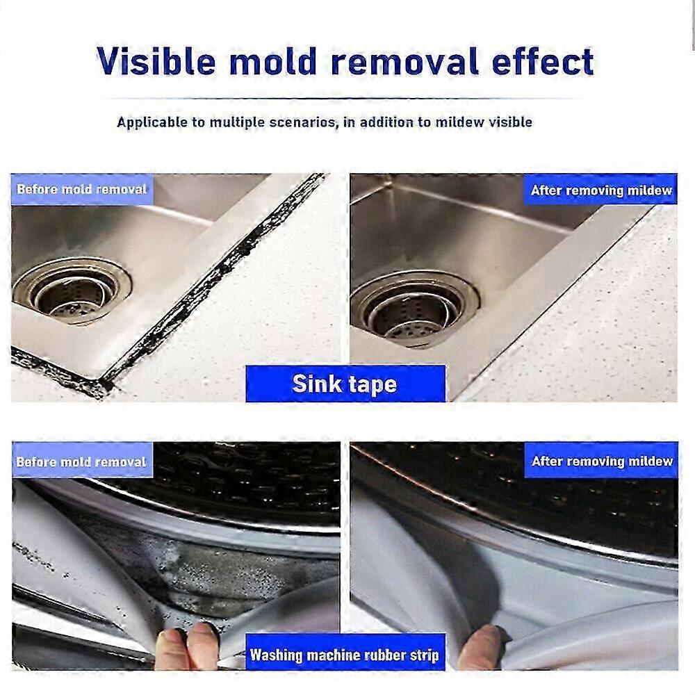 Mould Magic Extreme Gel Formula 120g Tube for Taps Sinks Grout Windows Bathroom Kitchen Mold Remover Cleaner