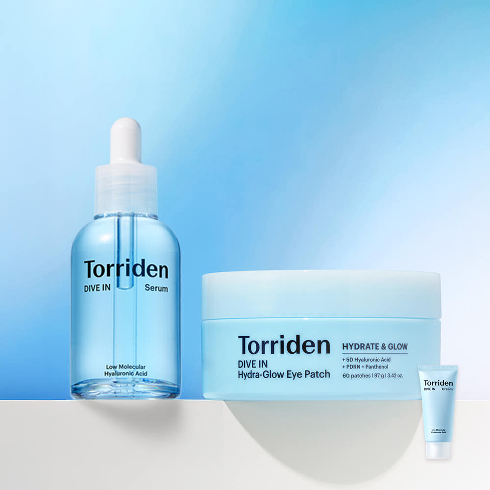 Torriden Dive-In Hydration Volume Eye Patch 60pcs + Serum 40ml Set (Dive-In Cream 20ml)