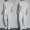 Sports and Leisure Summer Pants for Men, Loose Straight Leg Set, Thin Western Style Pants, Trendy Hanging Pants