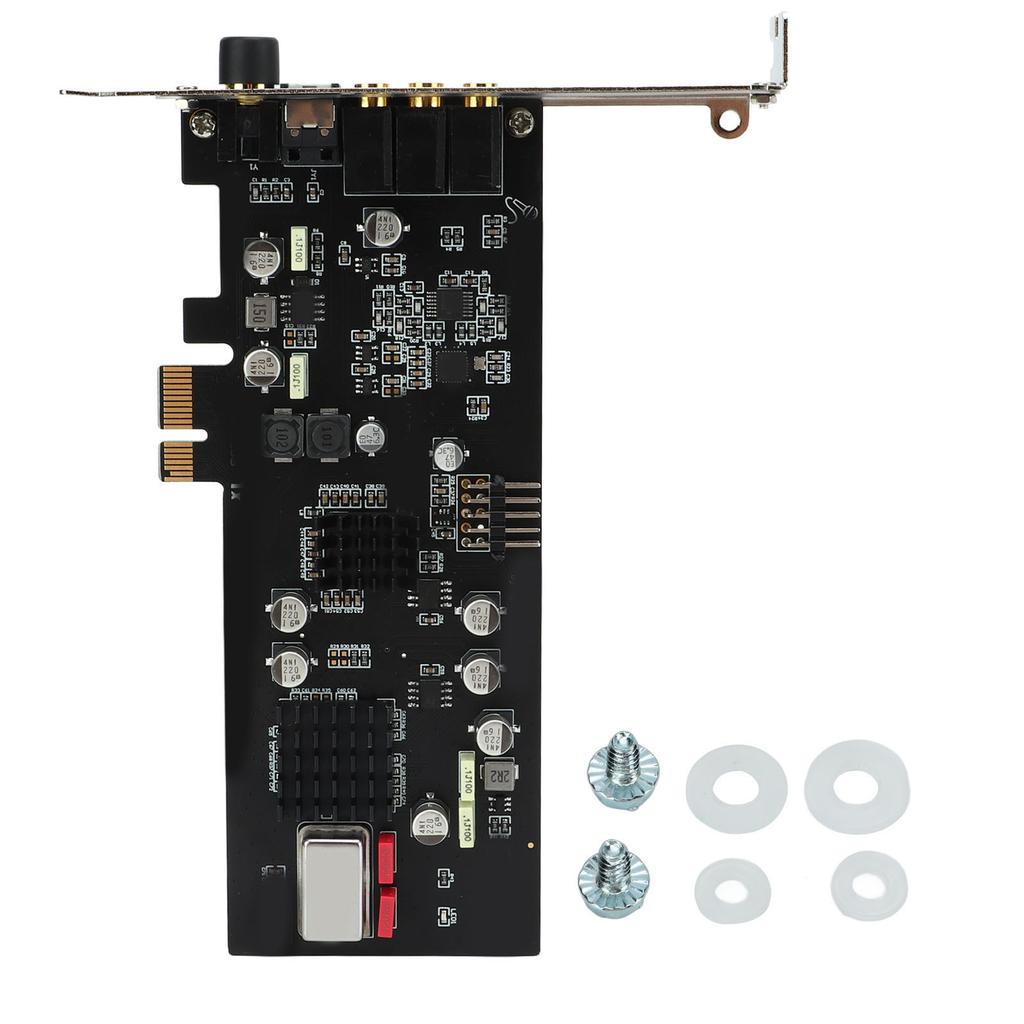 Sound Card 24 Bit 96 Khz Optical Coaxial Decoder Audio Sound Card for Live Broadcasting Gaming