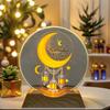 1 moon star round ball night light is suitable for Ramadan, Valentine's Day and other festival decorations. It can be used as a