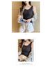Women's Ribbed Slim Fit Tank Top - Anti-Exposure, Elastic, Versatile 