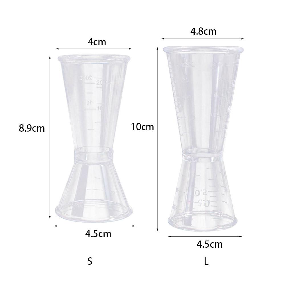 Transparent Ounce Measuring Cup with Scale Cocktail Jigger  Milk Tea Shop