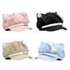 Comfortable Octagonal Hat for Women Girl Cats Ear Beret Hat for Winter Autumn Anime Event 2000s Fashion Head Accessories
