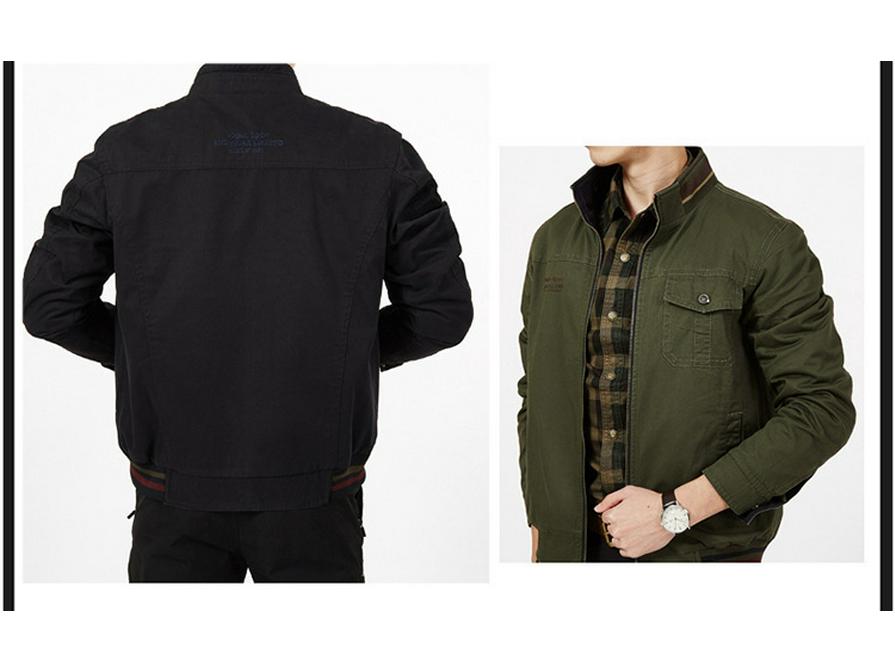 8571 Chaqueta Casual Reversible de Doble Cara para Hombre, 95% Algodón, Marca Top.