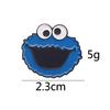 Spilla smaltata carina e colorata di Sesame Street, Elmo, Mostro Biscotti