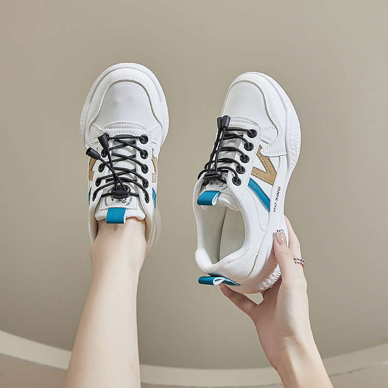 Versatile Student Strap-free Casual Sports Shoes Women's Spring New Women's Shoes Soft Sole Shock Absorption