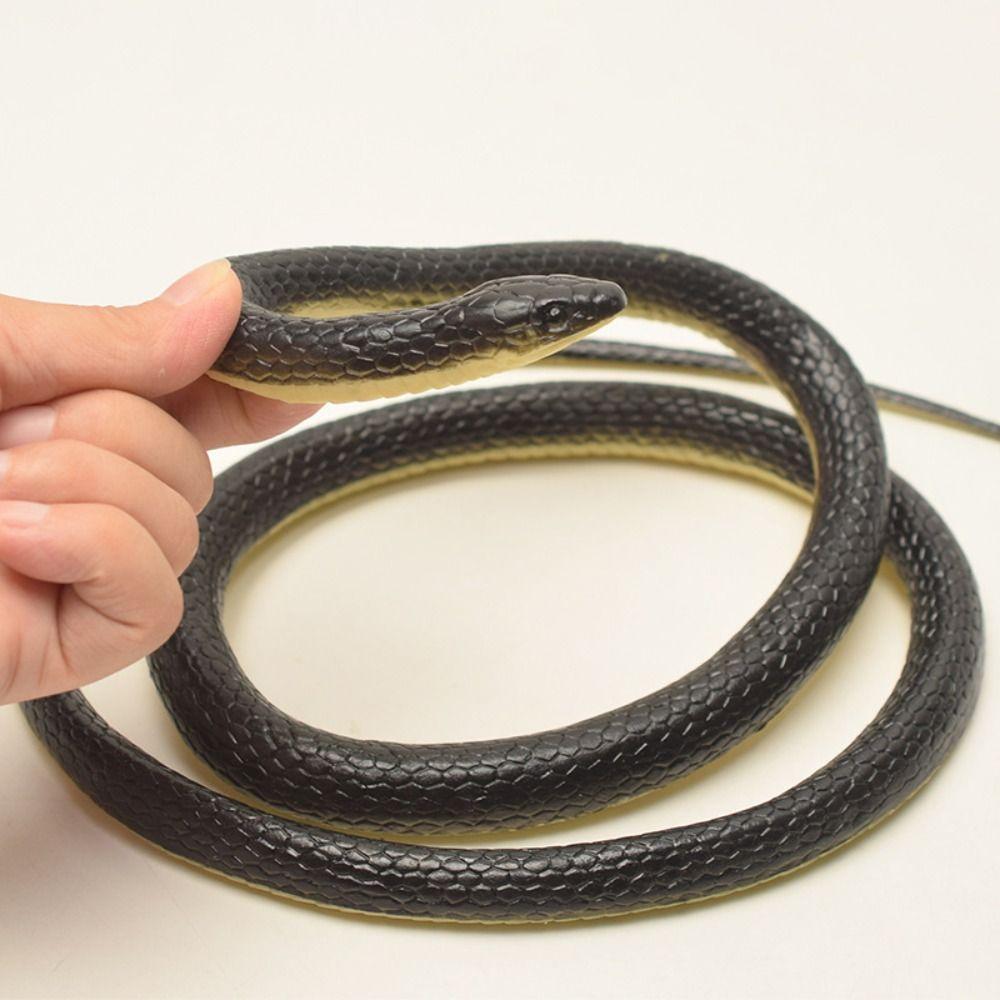 123cm Artificial Serpent Scary Simulation Anaconda Large Fake Snake Model Kids Toy