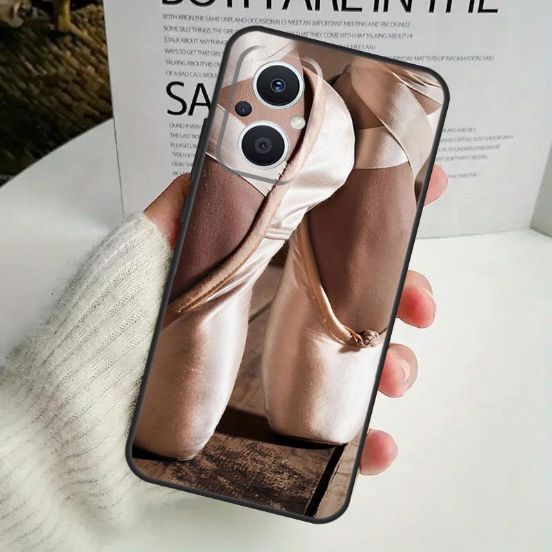 Ballet Ballerina Shoes Pointes Phone Case For OPPO Reno 8 7 Lite 8T 11 12 13 14 14F 10 Pro OPPO Find X8 X6 X5 X9 Pro Cover