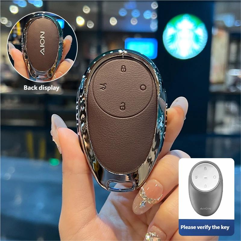 

Car Remote Key Case Cover Shell Protector For Gac AION S PLUS New Energy Trumpchi Aion V Y LX 2023 GE3 GA3S Tyrannosaurus Rex PU