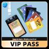 Northern Magic VIP Pass Name Tag for ID and Street Performance