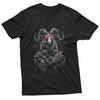 Occult Goat Pentagram Dark Halloween Black T-Shirt