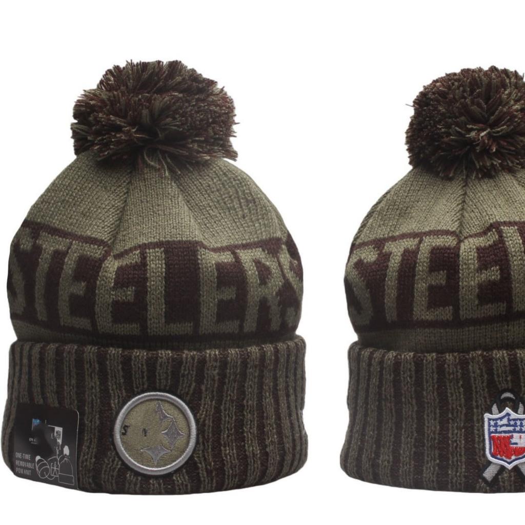 Autumn and Winter New nfl Rugby team men's and women's couple's casual fashion thick knitted wool hat trendy