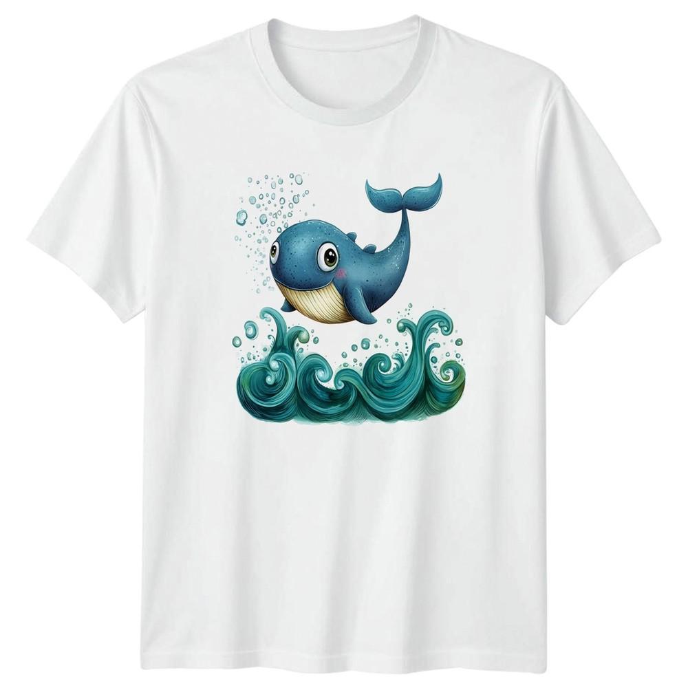 Cute Whale TShirt Ocean Life Wildlife Gift For Him And Her S