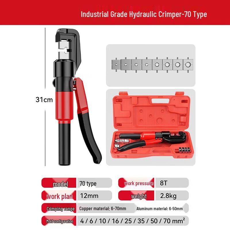 Manual Hydraulic Terminal Crimper