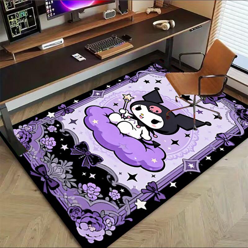 Kuromi, Magisch Patroon Vloerkleed, Kantoor Tapijt Binnen Buiten Entree Deurmat, Antislip Zacht En Comfortabel, Woonkamer, c122017