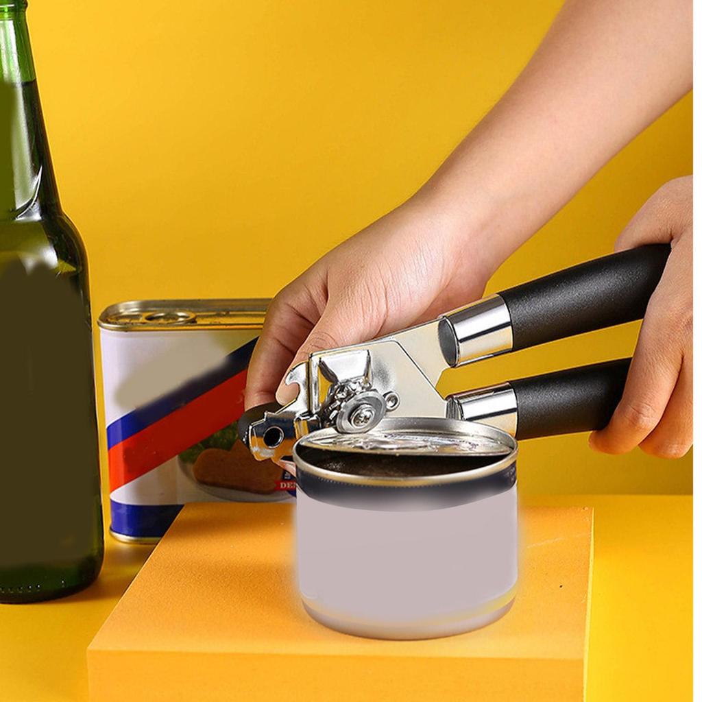 Handheld Can Opener Hand Can Opener Manual Beer Bottle Opening Tool For Food Preparation Professionals Restaurant Bar Club Hotel