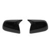 For Toyota Highlander 2008 2009-2013 ABS Car Rearview Side Mirror Cover Wing Cap Exterior Door Housing Trim Adhesive Sticker