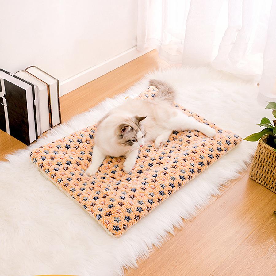 

Фланелевый спальный коврик для питомца, кровать для собаки, кровать для кошки, кровать для щенка, диван для собаки, прекрасный матрас, подушка для маленькой/большой собаки, одеяло для питомца, коврик для питомца S-35x27cm