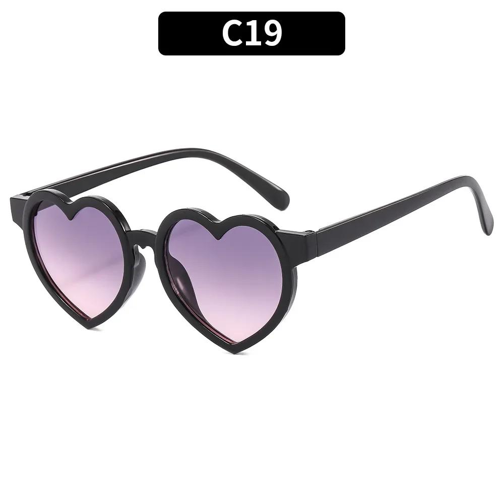 

Модные детские солнцезащитные очки в форме сердца, классические милые летние солнцезащитные очки для девочек и мальчиков, солнцезащитные очки UV400, детские солнцезащитные очки