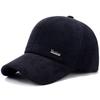 Zhenyueqi Winter Warm Corduroy Baseball Cap for Men