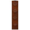 Solar LED Path Light 2 Pcs Rustic Weatherproof Steel