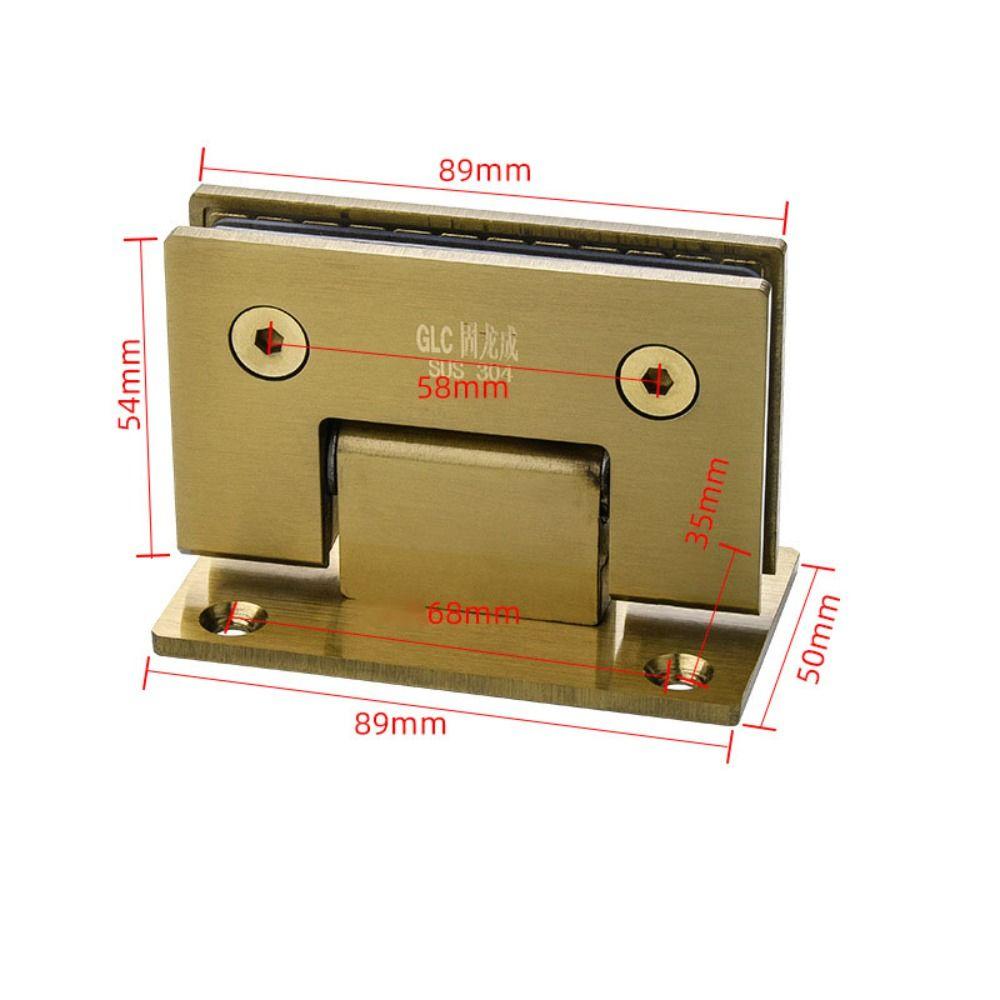 90°/135°/180° Glass Door Bracket Clip Stainless Steel Door Hardware Bathroom Door Hinges  Bathroom