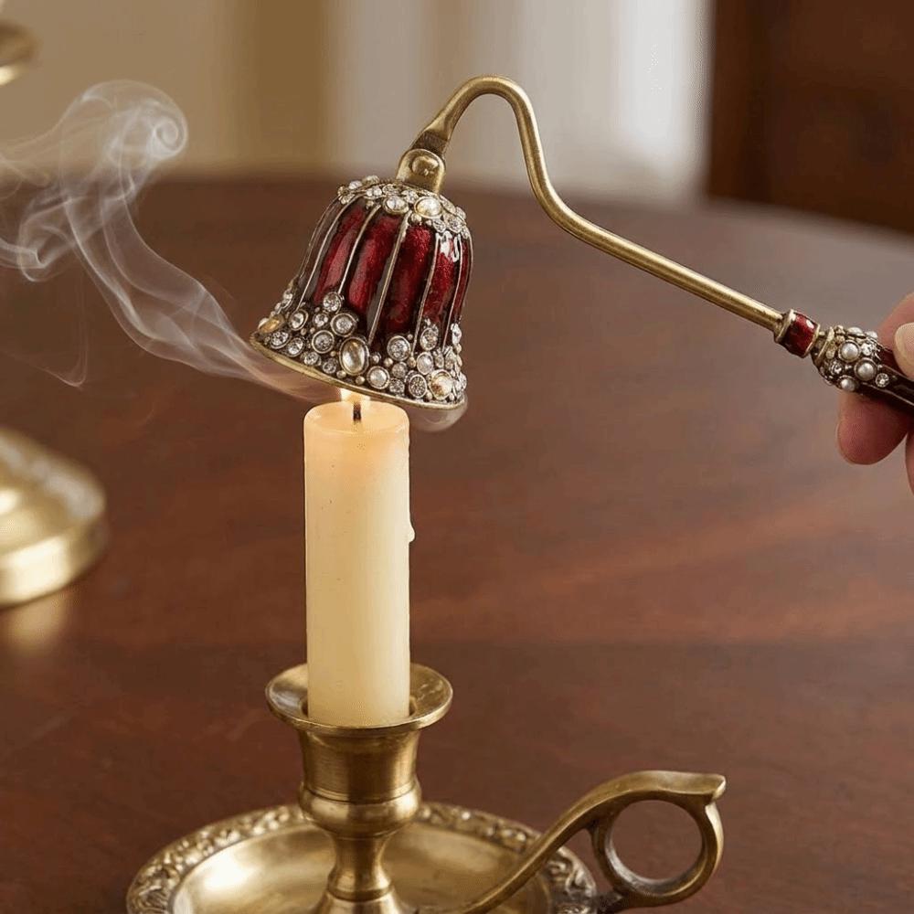 Metal Candle Extinguisher Vintage Flame Snuffer Creative Wick Snuffer Living Room